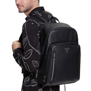 New GUESS Men's Scala Faux-Leather Backpack